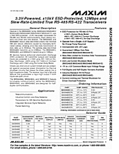 DataSheet MAX3483E pdf